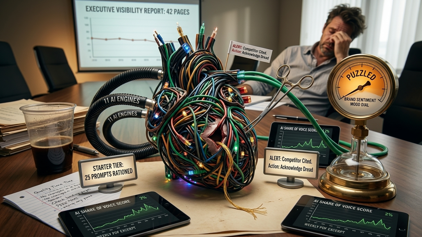 Cover image for: Introducing VisibilityPulse Pro: Watch Yourself Not Get Cited in 11 AI Engines